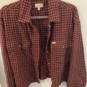 Brixton Bowery Flannel Size Medium
